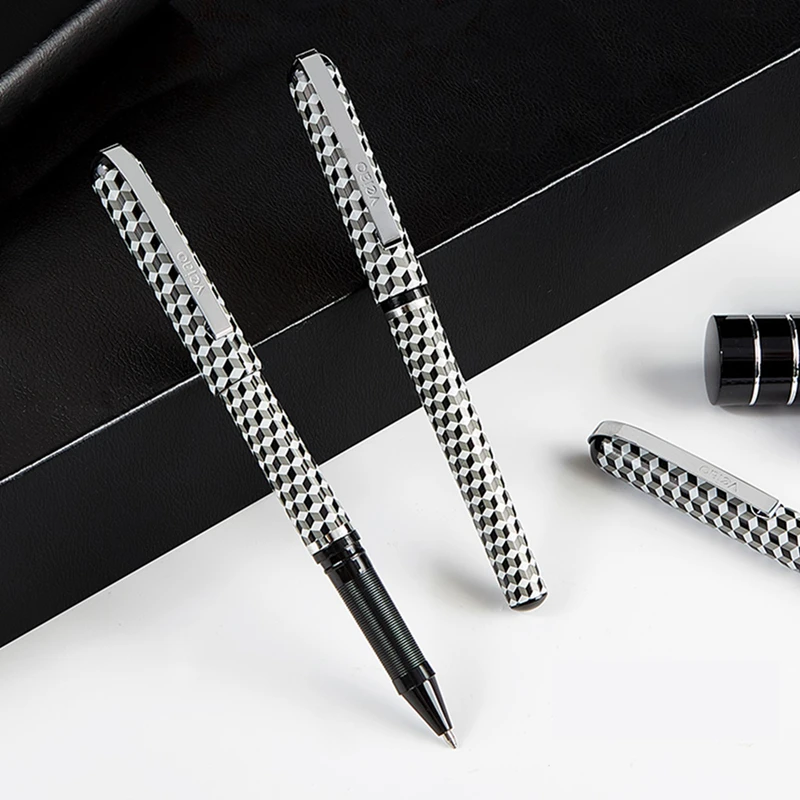 12 шт. канцелярские принадлежности Школа Офис письмо Роскошные черные шариковые