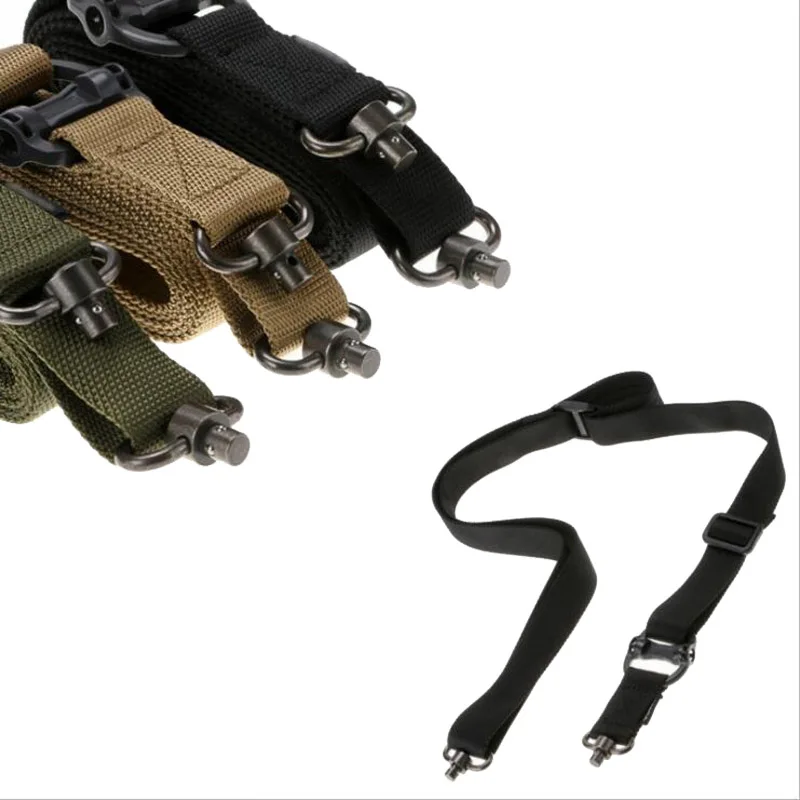 

Tactical Hunting Gun Accessories Adjustable Single Or Two Point Rifle Sling Shooting Gun Sling Straps Outdoor Airsoft Gun Rope
