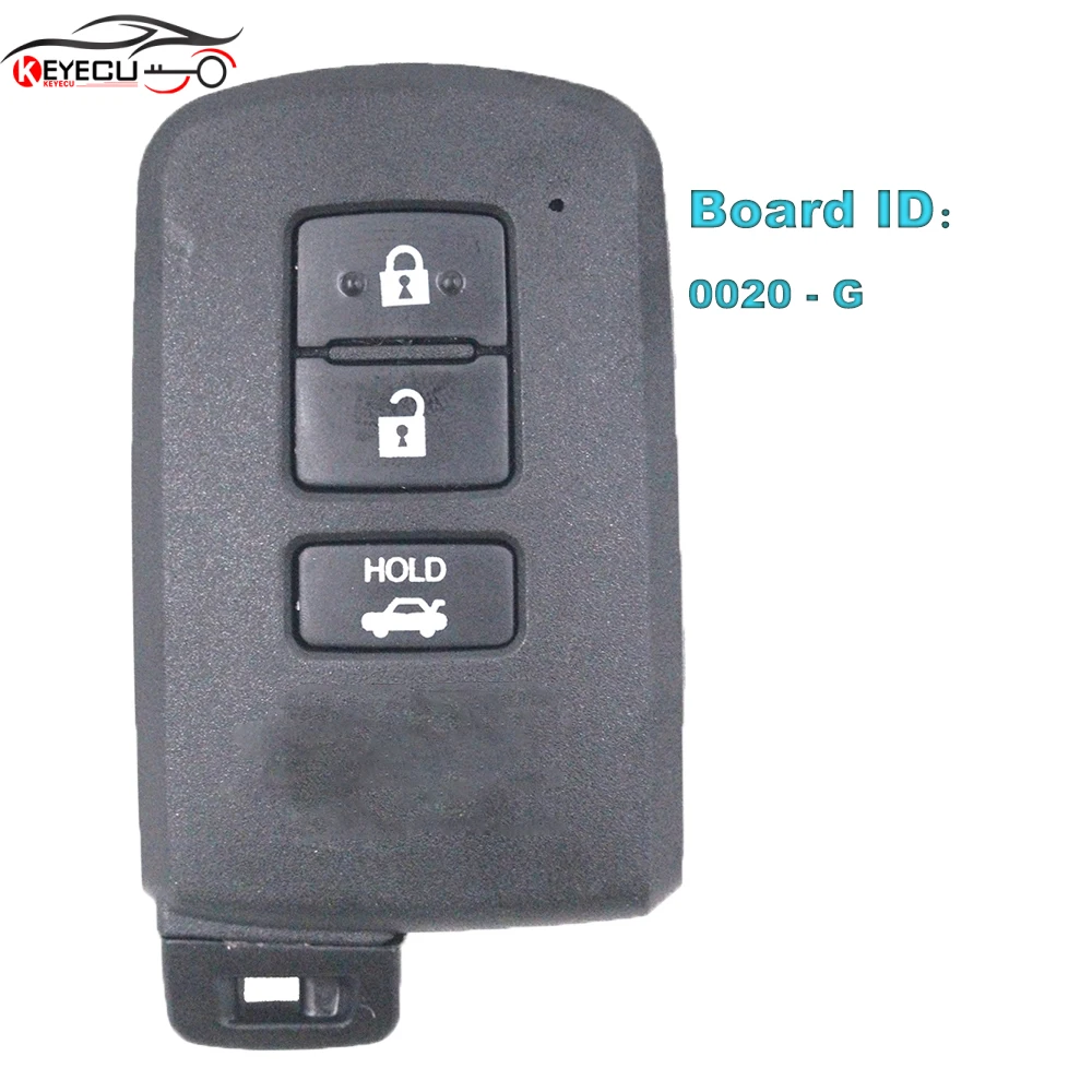 

KEYECU 281451- 0020 G смарт-ключ 8A для Toyota Corolla Camry Avalon 2001 2002 2003 - 2006 FCCID: HYQ14FBA, P/N: 89904-06140