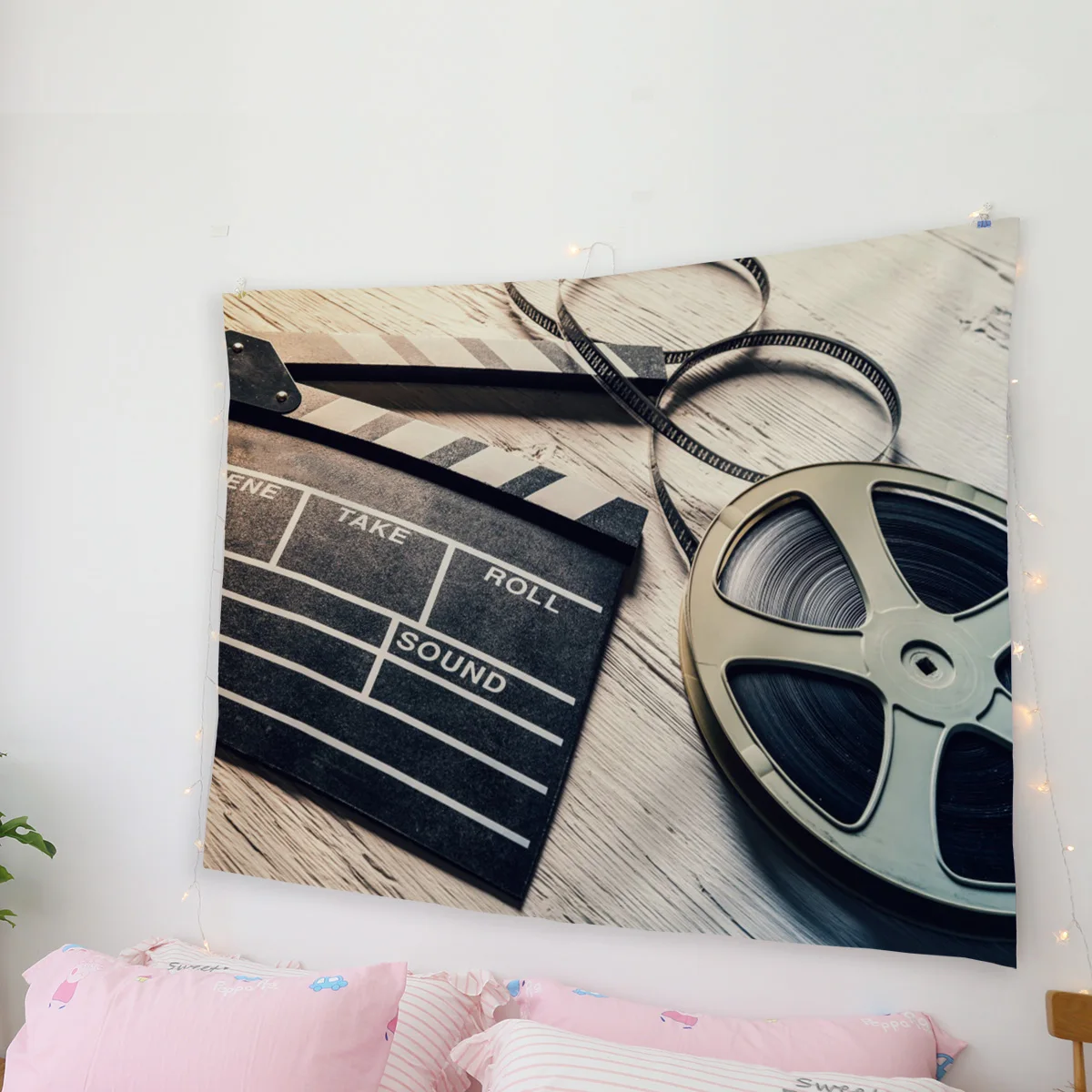 Рулон пленочных камер и досок для деревянных столов гобелен Настенный декор