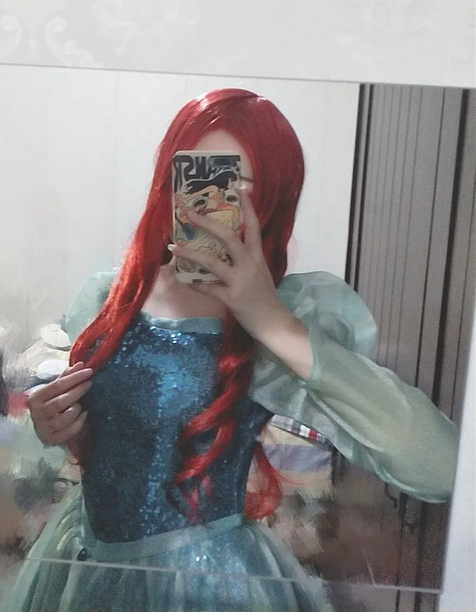 Хэллоуин фильм с рисунком маленькая русалочка для костюмированной вечеринки