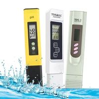 digital ph ec tds meter tester temperature pen water purity ppm filter hydroponic for aquarium pool water monitor