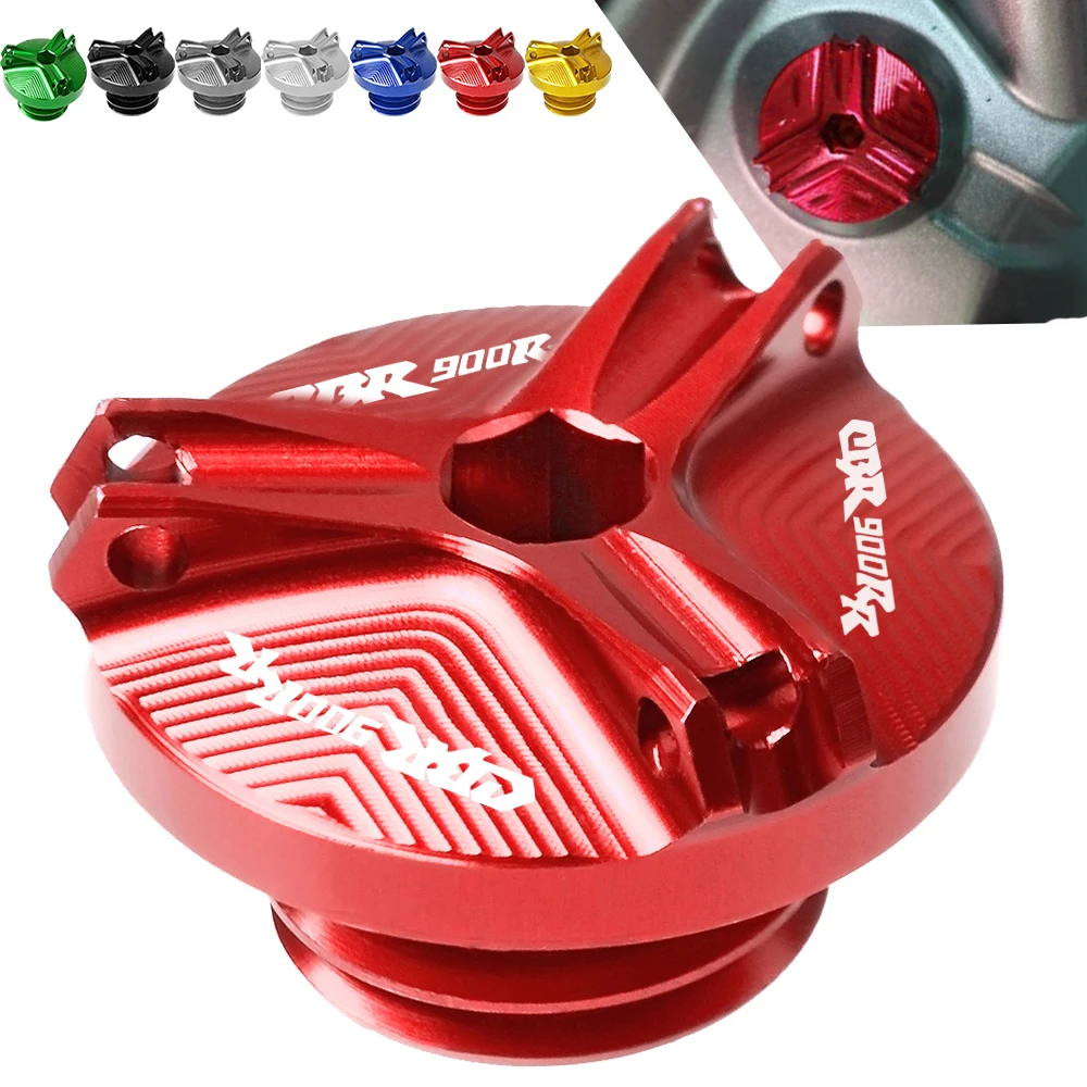 

For Honda CBR900RR CBR 900 RR 1993 1994 1995 1996 1997 1998 1999 Motorcycle Aluminum Engine Oil Filter Cup Plug Cover screws