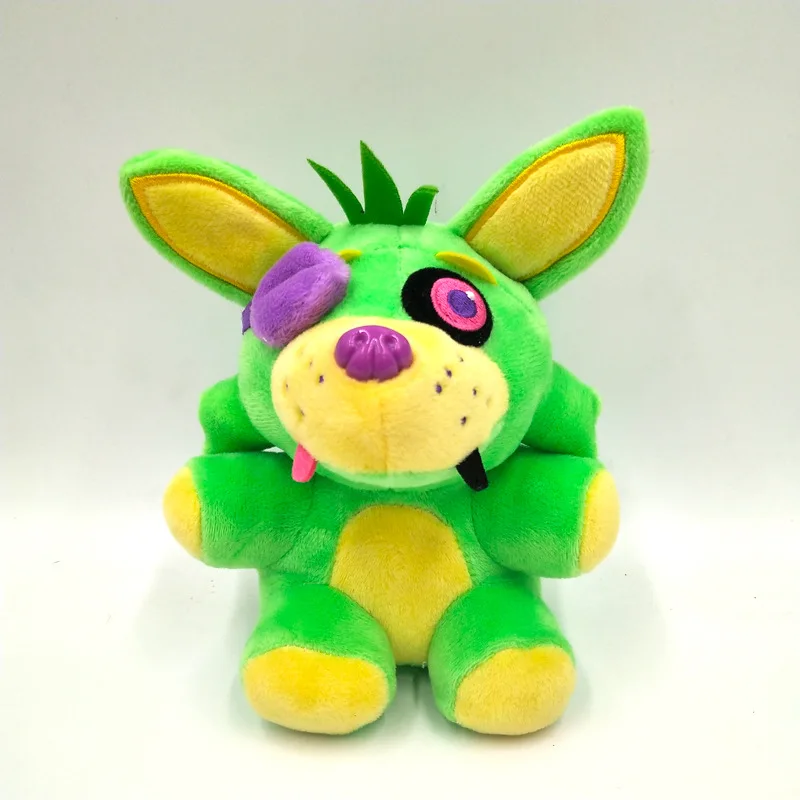 Светло-зеленый 25CM Five Nights at Freddy's Springtrap FNAF Plush Stuffed Toy - Цвет: Светло-зеленый