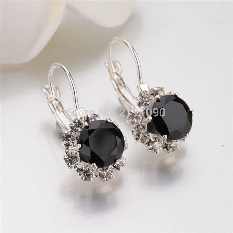 Женские серьги-подвески с фианитами серьги-капельки кристаллами и цветами для
