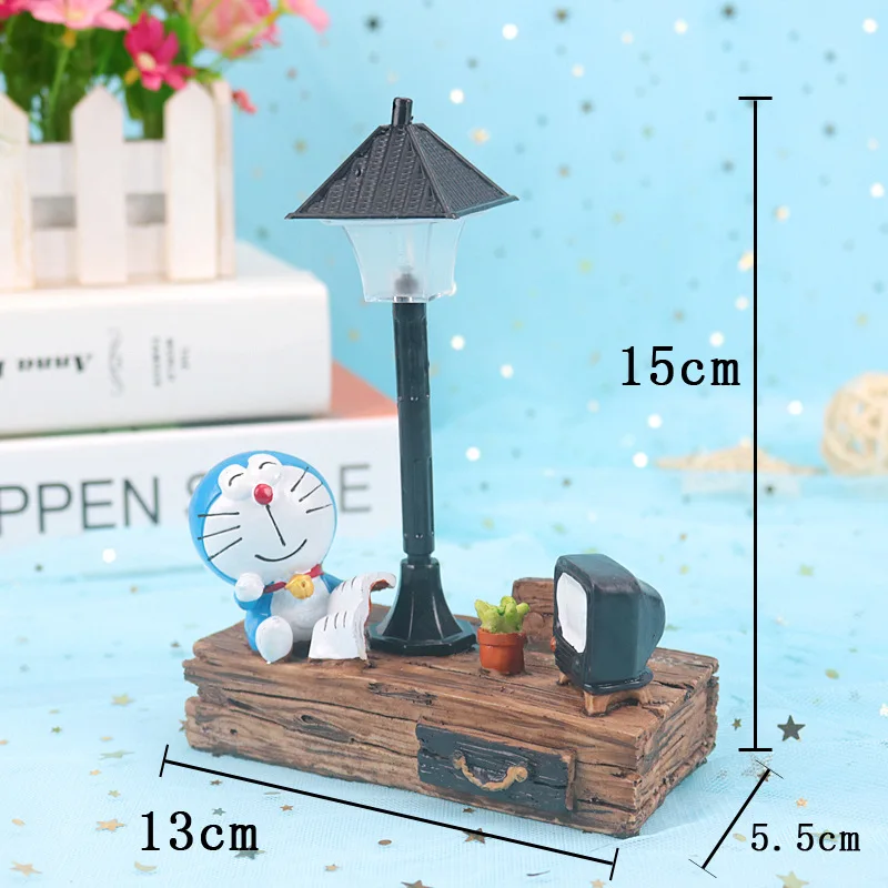 Фигурки куклы игрушки фигурка Doraemon Ночной светильник мини Светодиодная