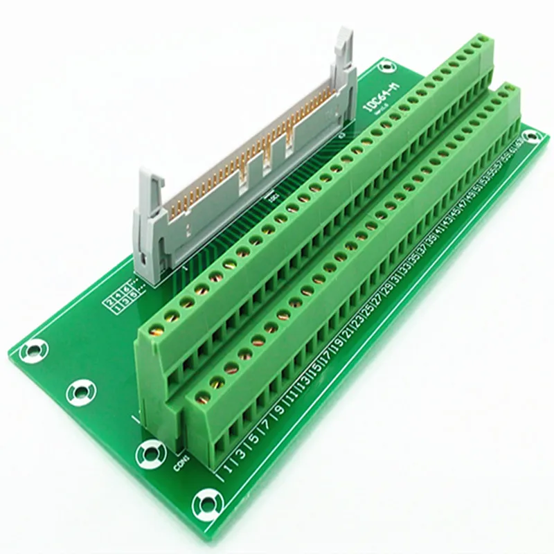 IDC64 2x32 контакта 0 1 &quotмужская верхняя переходная плата клеммный блок
