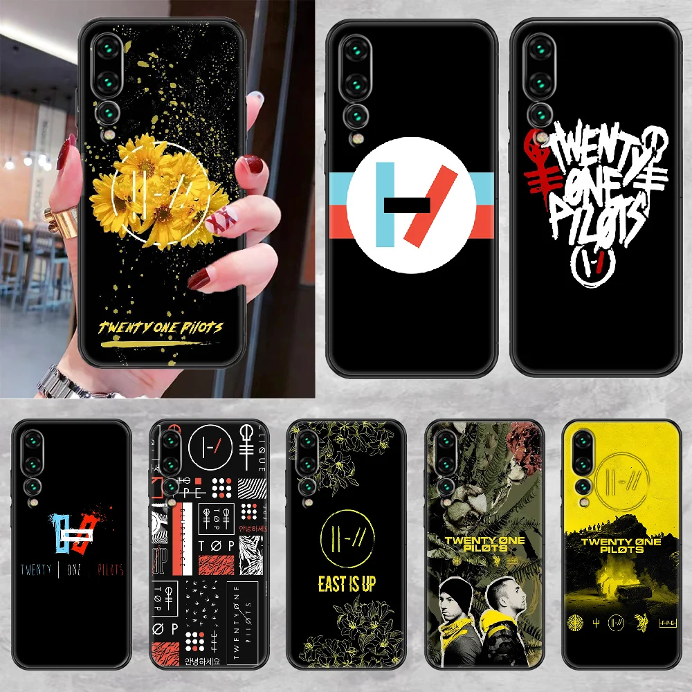 Чехол для телефона 21 twenty one pilots Band Huawei P Mate P10 P20 P30 P40 10 20 Smart Z Pro Lite 2019 черный мягкий