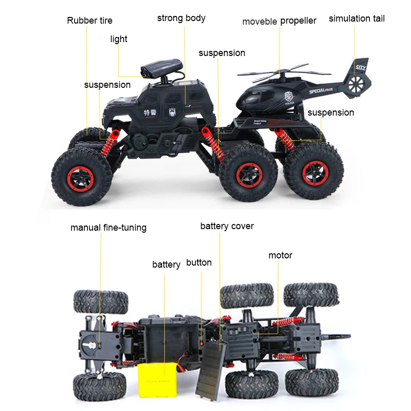 2020 новой версии машинки 6WD rc машина 2.4G машинка на радиоуправления игрушки Багги