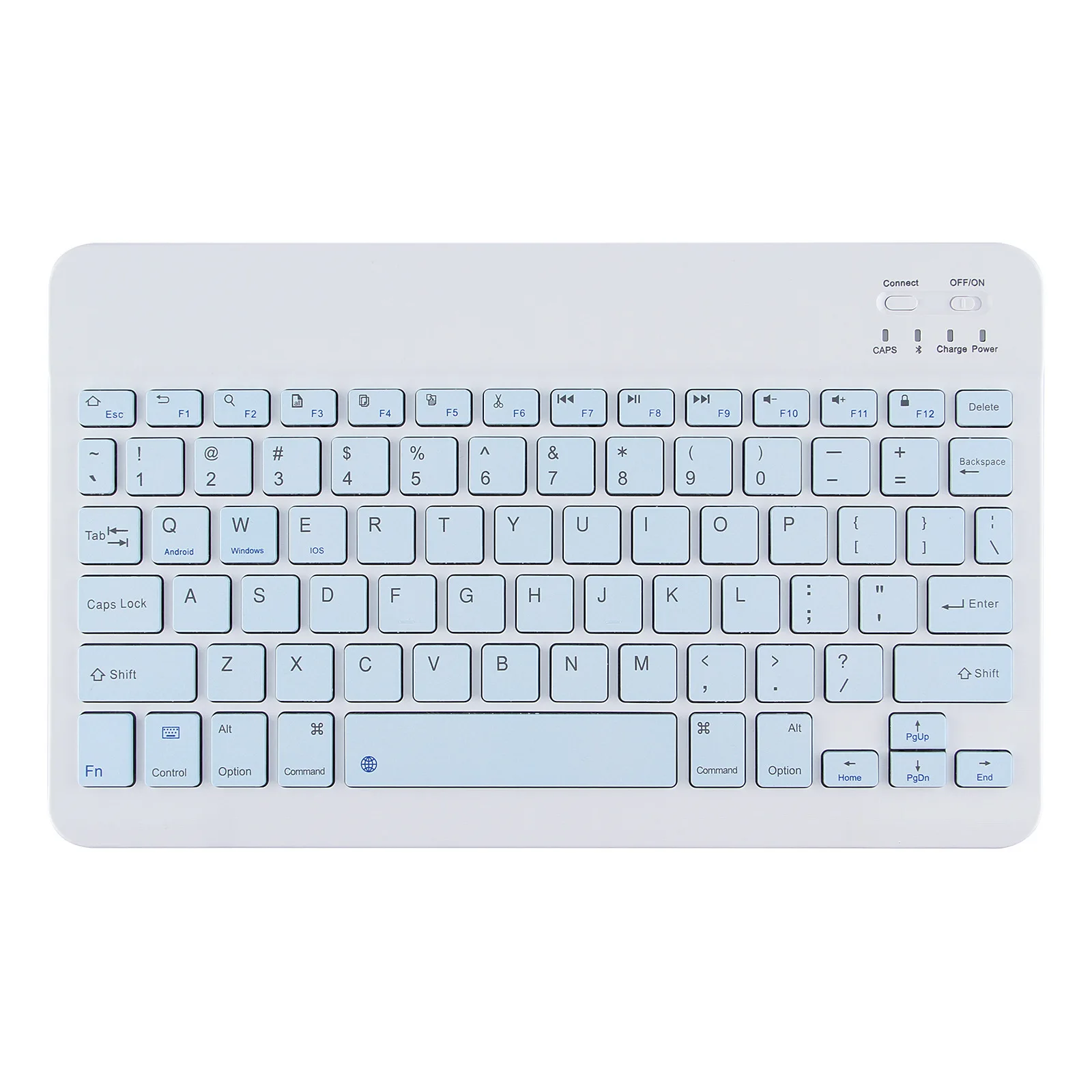 10 inch portable mini wireless bluetooth keyboard for tablet laptop smartphone ipad ios android phone russian spanish french free global shipping