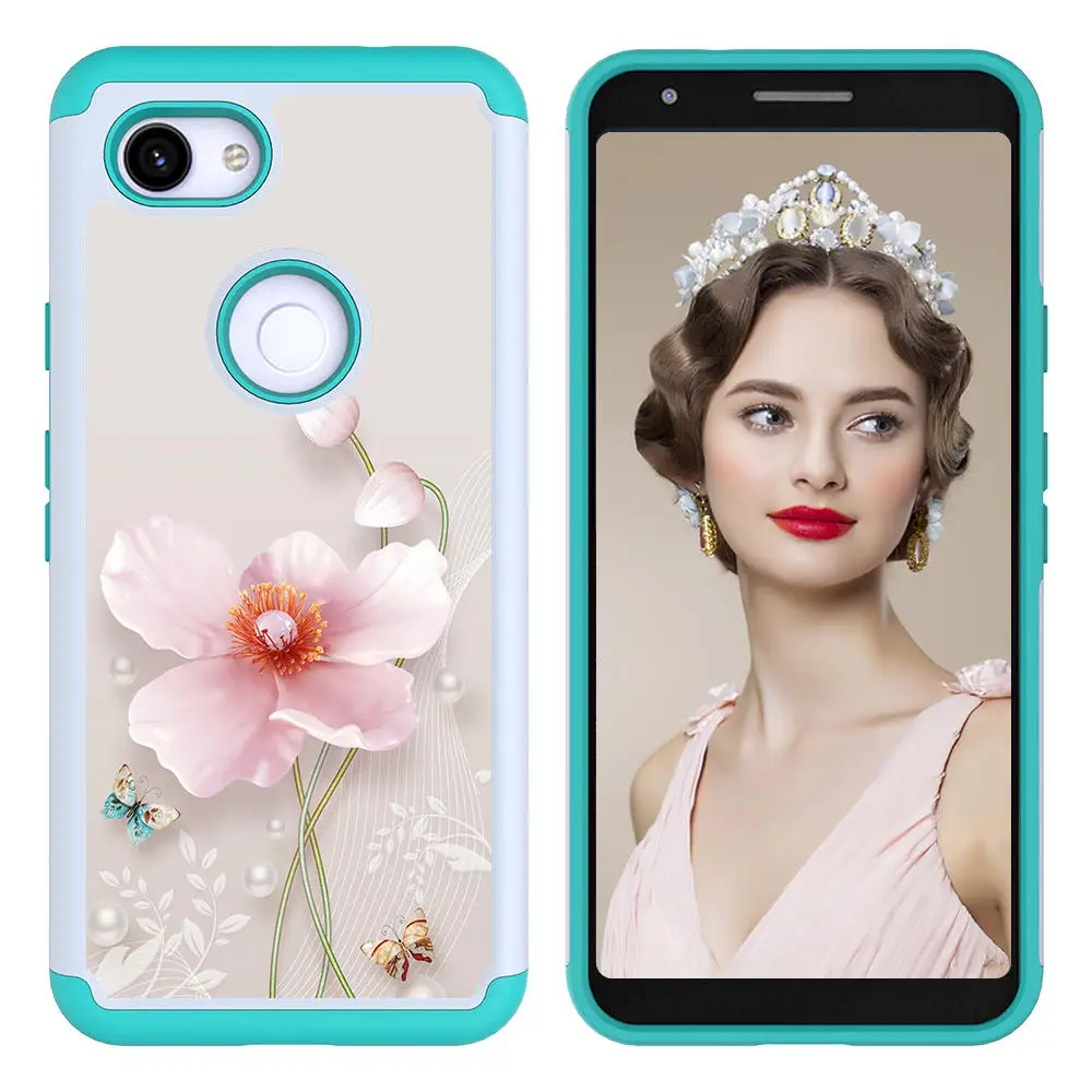 Pearl flower Милый чехол для google pixel 3a 4 xl с мультипликационным рисунком, Защитный Мягкий бампер, чехол s на google pixel XL 3 3A, противоударный чехол - Цвет: Pearl flower