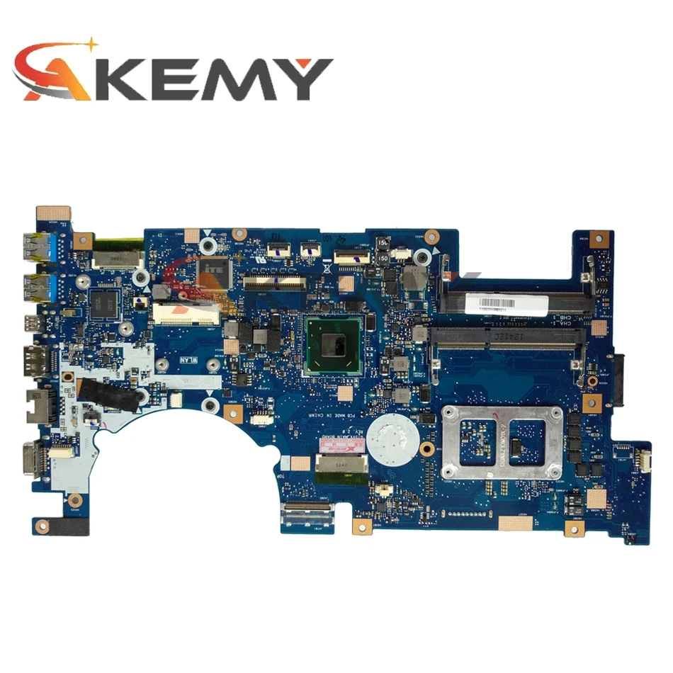 G75VX 2D коннектор материнская плата для ноутбука ASUS G75V REV2.0 60-NLEMB1101-C04 100%