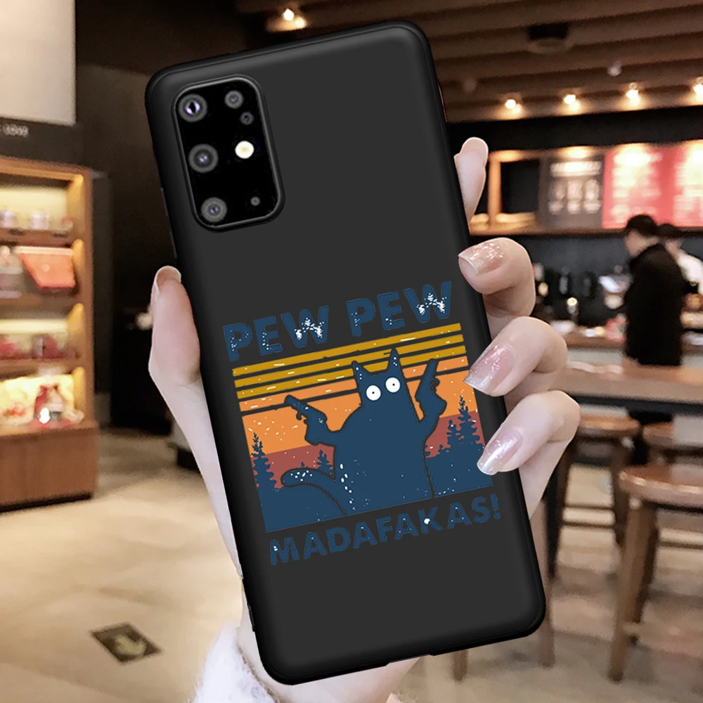 

Pew Pew Madafakas Cartoon Cute for Samsung Galaxy S7 Edge S8 S9 S10e S20 S21Note 8 9 10 20 Ultra Plus Phone Case Cover Funda