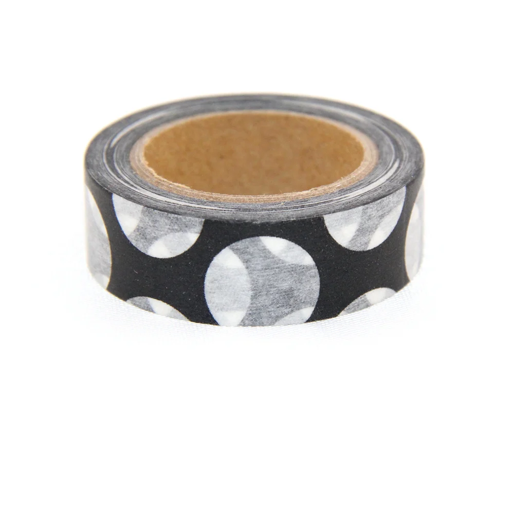 

1X 10m Black Tape Scrapbooking DIY Sticker Decorative Masking Japanese Washi Tape