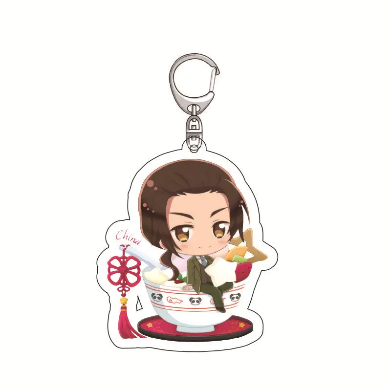 Аниме Axis Powers акриловый брелок Hetalia APH Женская сумка Ювелирные изделия Детский