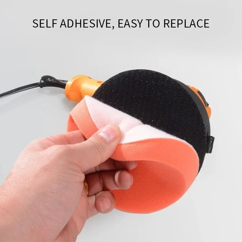 

220V/110V Car Polisher Machine Electric Auto Polishing Stepless Speed Waxing Grinding Tools With Sponge Pads