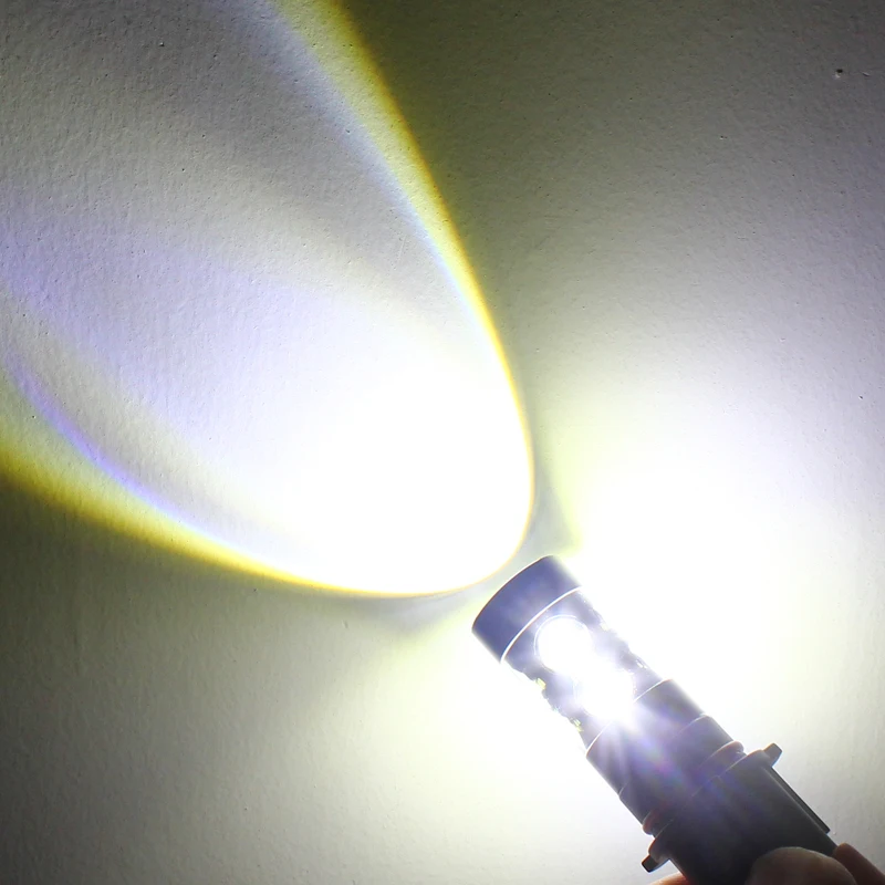 Rockeybright 2 шт. 80 Вт 10SMD p13w PSX26W светодиодные противотуманные фары Дневные ходовые