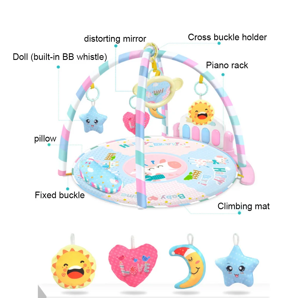 Детский игровой коврик для занятий в тренажерном зале образовательная рамка