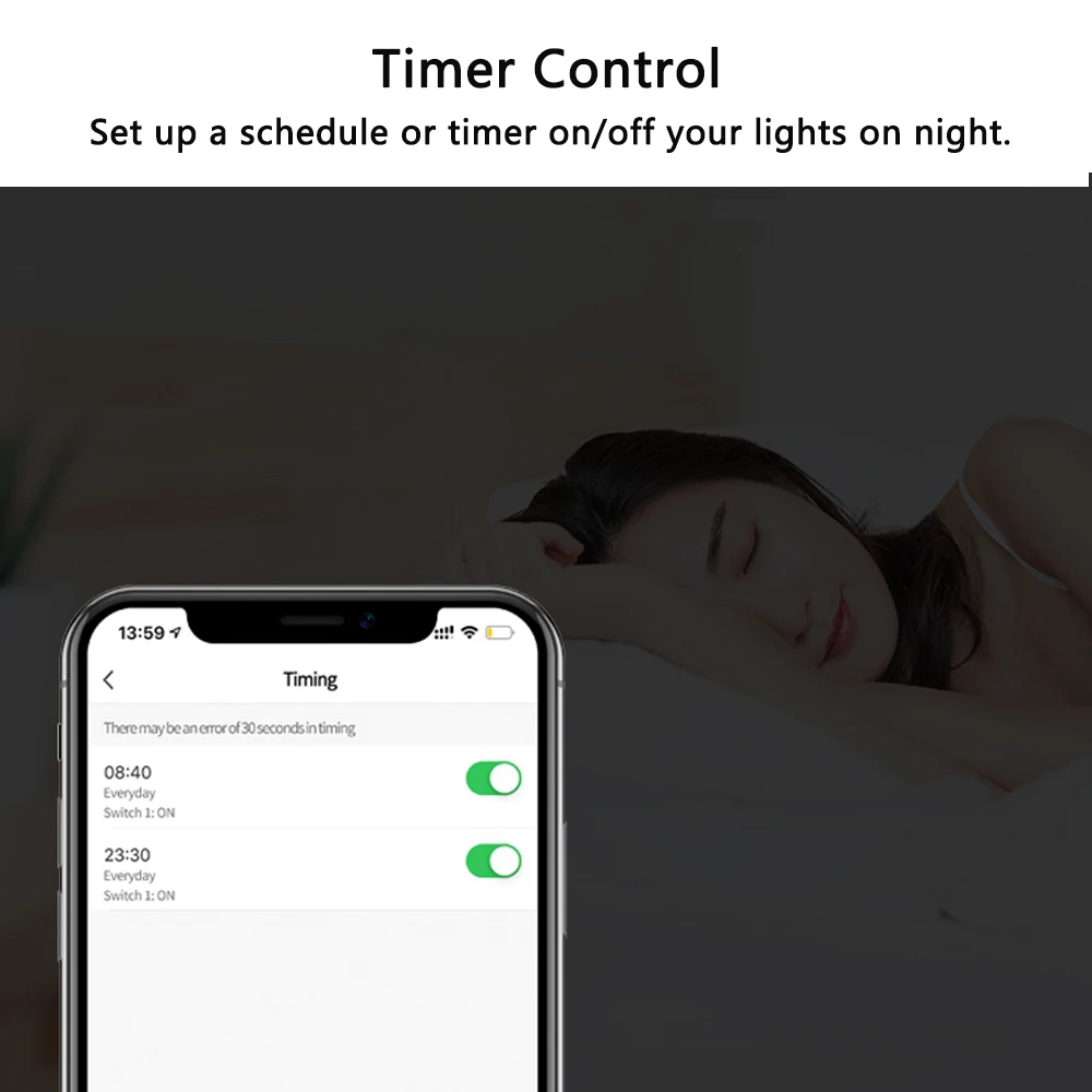 Умный выключатель Yagusmart Tuya с Wi-Fi настенный света нулевой требуемый Alexa Google Home Smart