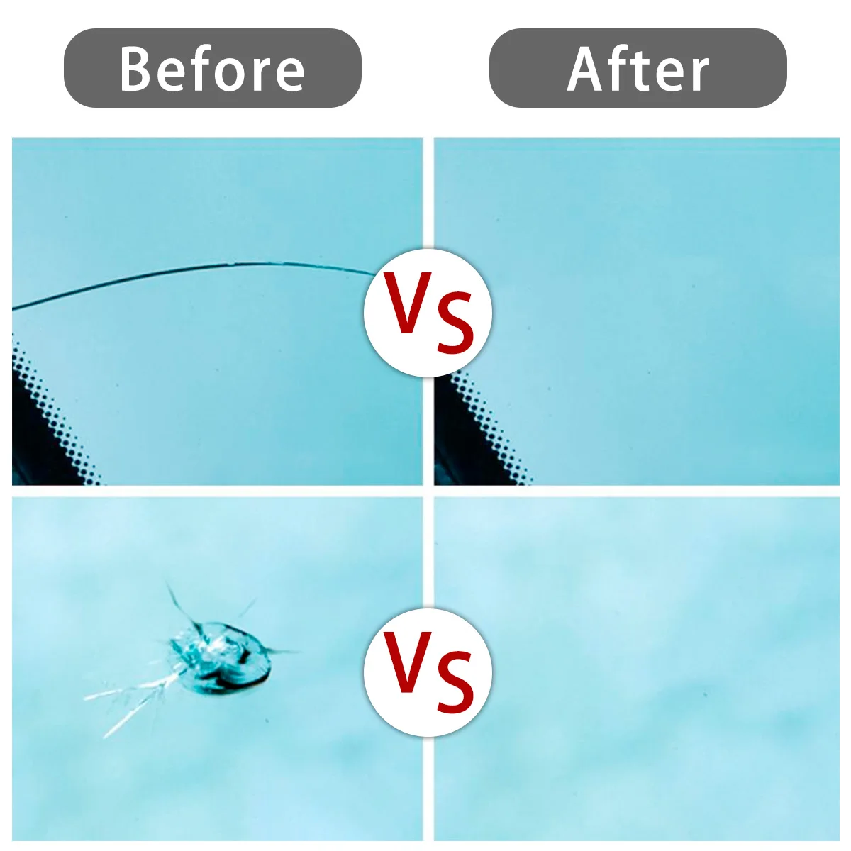 Набор для ремонта лобового стекла автомобиля смола удаления царапин и трещин на