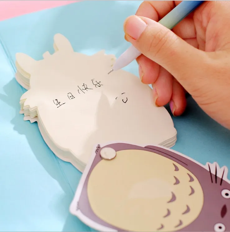 Милый Мой сосед Тоторо блокнот с листьями мини закладки для блокнота |