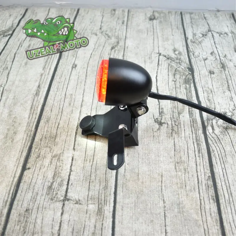 ECE E штамп ретро мотоцикл изменение светодиодный Алюминий сплав задний фонарь