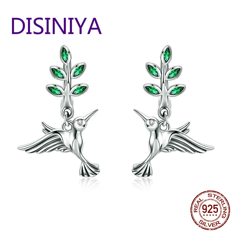 Модные женские серьги-гвоздики из серебра 100% пробы | Украшения и аксессуары