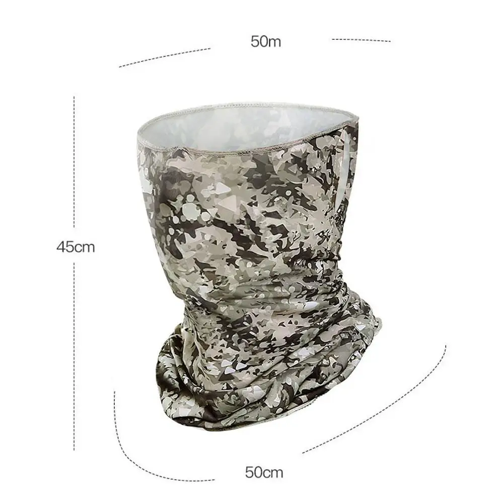 

Camouflage Print Anti-UV Dust-proof Outdoor Face Cover Neck Gaiter Cycling Scarf Fishing Cycling Tactical Hiking Elastic Cover
