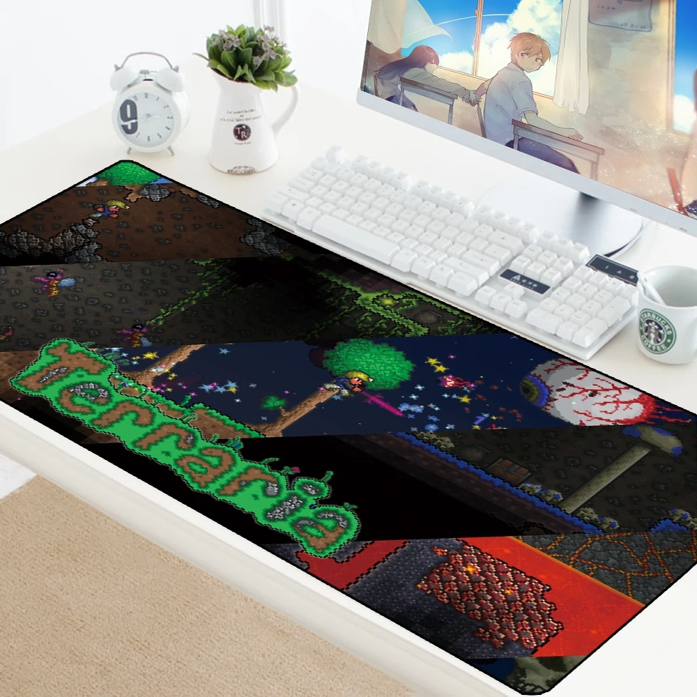 Коврик для мыши Terraria большой игровой коврик XL скоростной компьютерный