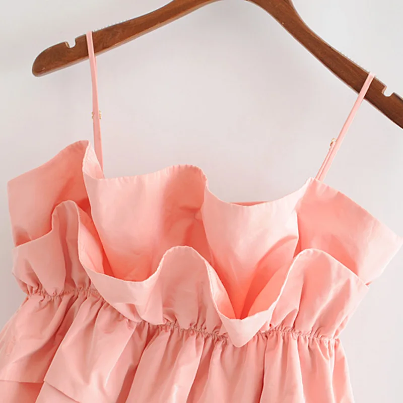 Fandy lokar Taffeta свободные женские майки, топы, модные одноцветные майки, женские элегантные милые майки со складками, женские топы HAB