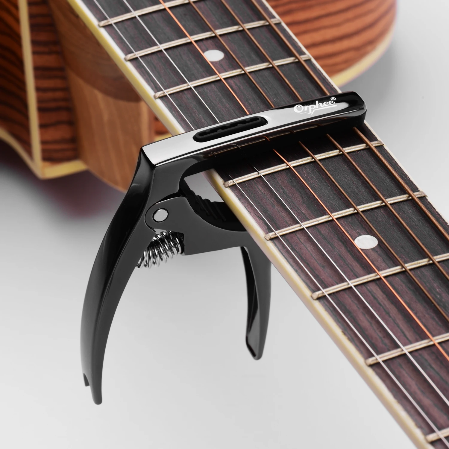 

Orphee Q5 3-в-1 мульти-функциональный каподастр для гитары с мост булавки Съемник гитары Палочки слот для акустической гитары народного Гитары
