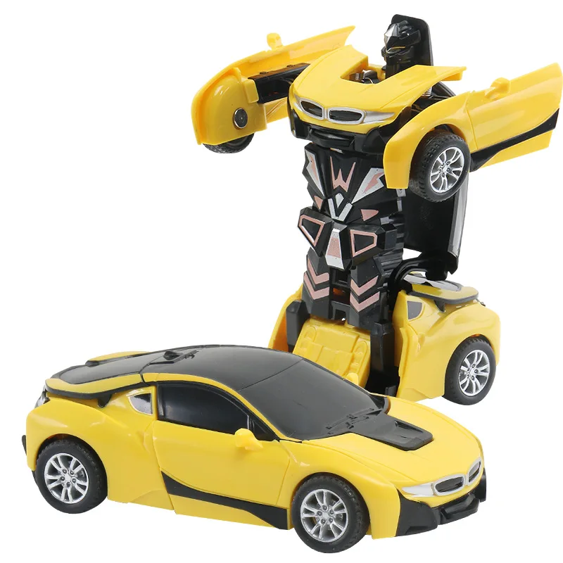14 Новое поступление, игрушечный автомобиль с одной клавишей, автоматический робот-трансформер, пластиковая модель автомобиля, забавные игрушки для мальчиков, удивительные подарки, детская игрушка - Цвет: 14