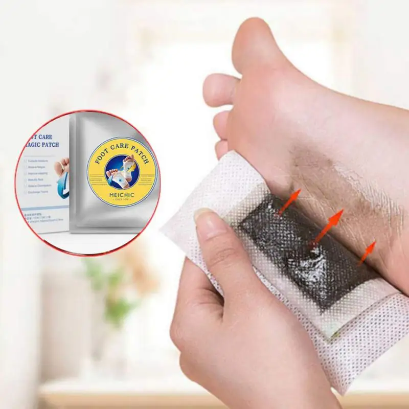 Бамбуковый уголь для ног детоксикации подушечки удаление токсинов тела