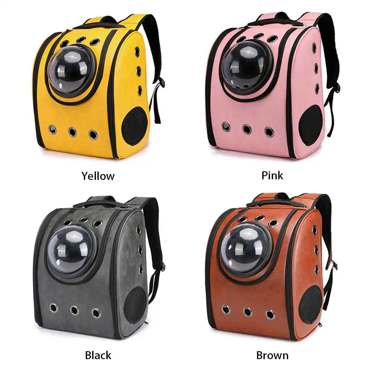 

Outdoor Travel Puppy Cat Backpack Carrier Bag Breathable Pet Space Capsule Mascotas Supplies for Cats Goats transporter dla kota