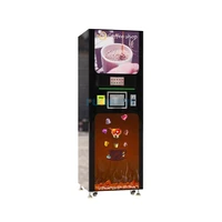 automatic coffee maker espresso capsule coffee machine touch screen drink vending machine with cup dispenser for sale