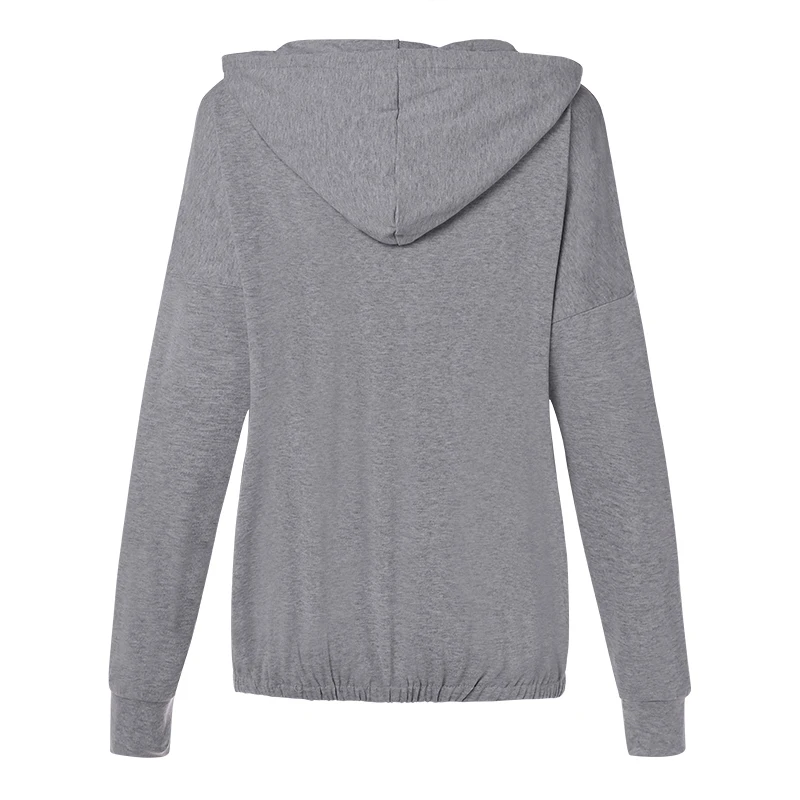 Celmia Hoodies Sweatshirts Women Autumn Winter Drawstring Ladies Suede Knit Stitching Hooded Casual Pullover Tops Plus Size