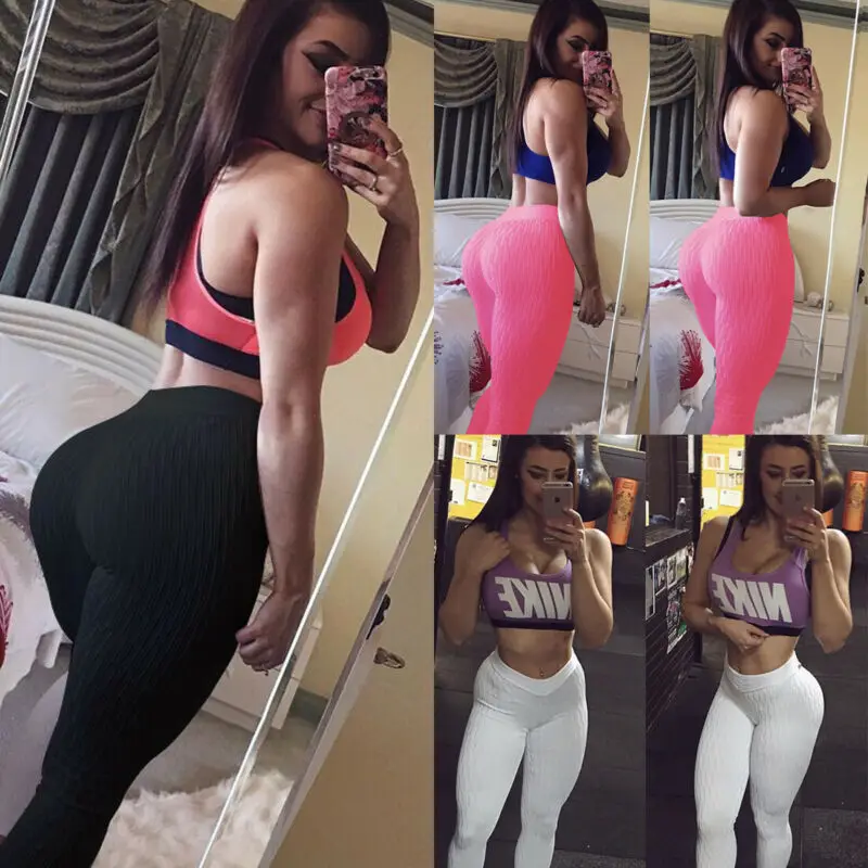 Новый Для женщин Дамская мода Повседневное Удобные легинсы Высокая Талия для