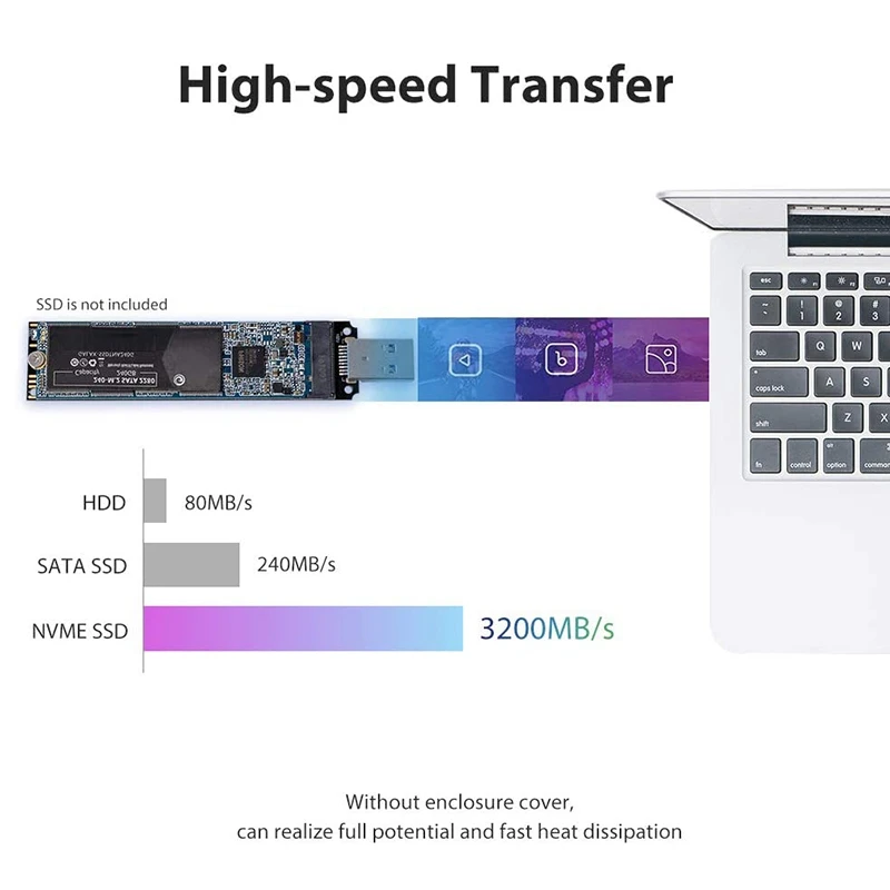 M.2 SSD на USB 3.1 Type A карта Pcie основе M Key жесткий диск конвертер считыватель |