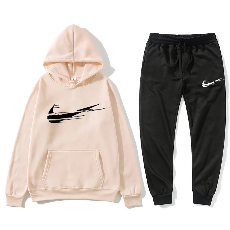 

2021 men's Hoodie suit fashion letter printing spring brand leisure sports suit men's suit sports Hoodie