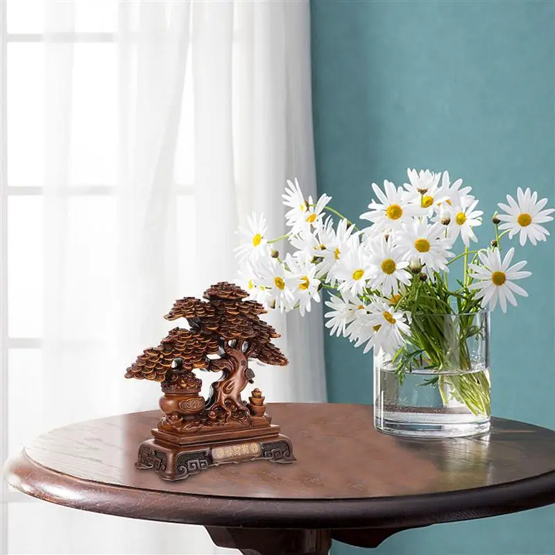 

Creative Money Tree Adornment Fortune Tree Desktop Decor Desktop Ornament