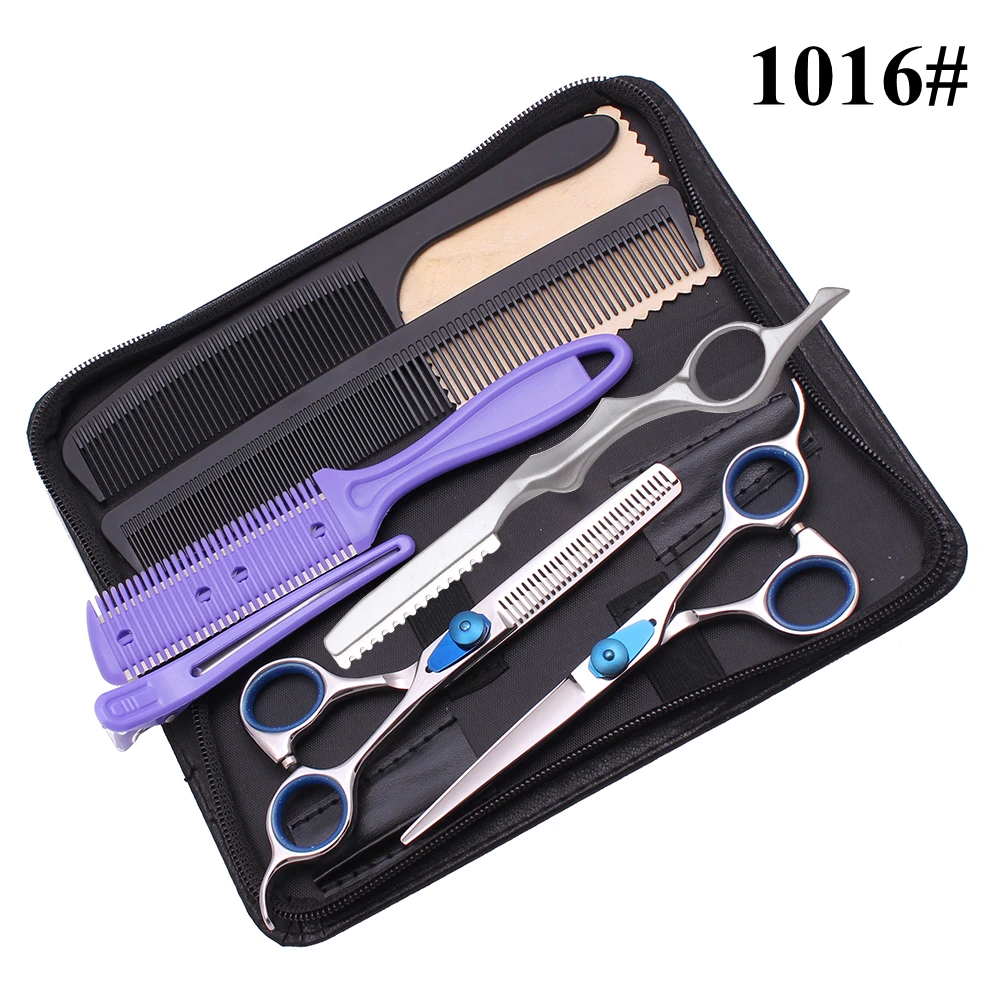 Набор парикмахерских ножниц 6 0 дюйма японские филировочные ножницы из