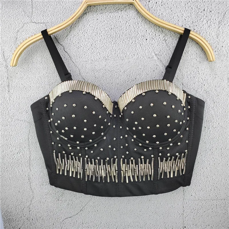 

Y2K Indie Aesthetic Cami Tank Top Women Bra Clothing Crop Top Shirt Goth Camisole Unif Clothes Croset Top With Open Shoulders