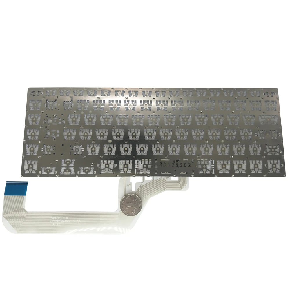 PO португальская сменная клавиатура для ноутбуков ASUS VivoBook 15 X505 X505BA X505BP белая
