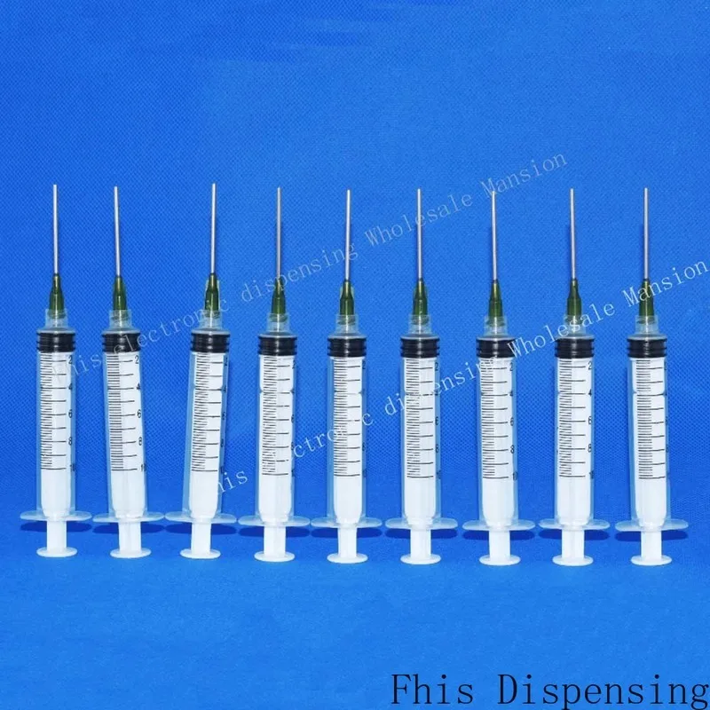 Шприцы для шприца 10 мл 14 г дозирующие колпачки E6000 набор клея из шт. | Инструменты