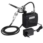 Аэрограф с компрессором и функцией автоостановки, 7 куб. См, 0,3 мм, краскопульт двойного действия для моделирования, рисования тортов, нейл-арта