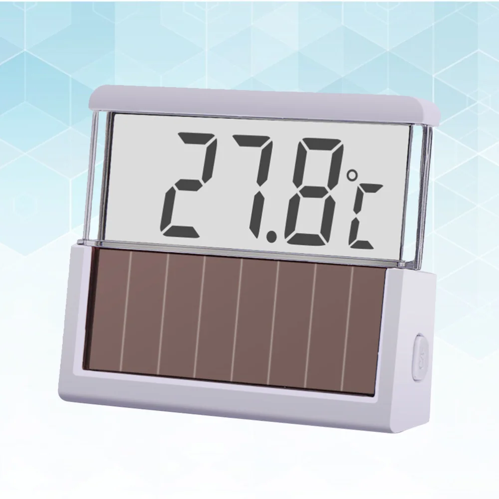 

Solar Transparent LED Digital Fish Tank Aquarium Water Temperature Meter Fish Tank Aquarium White