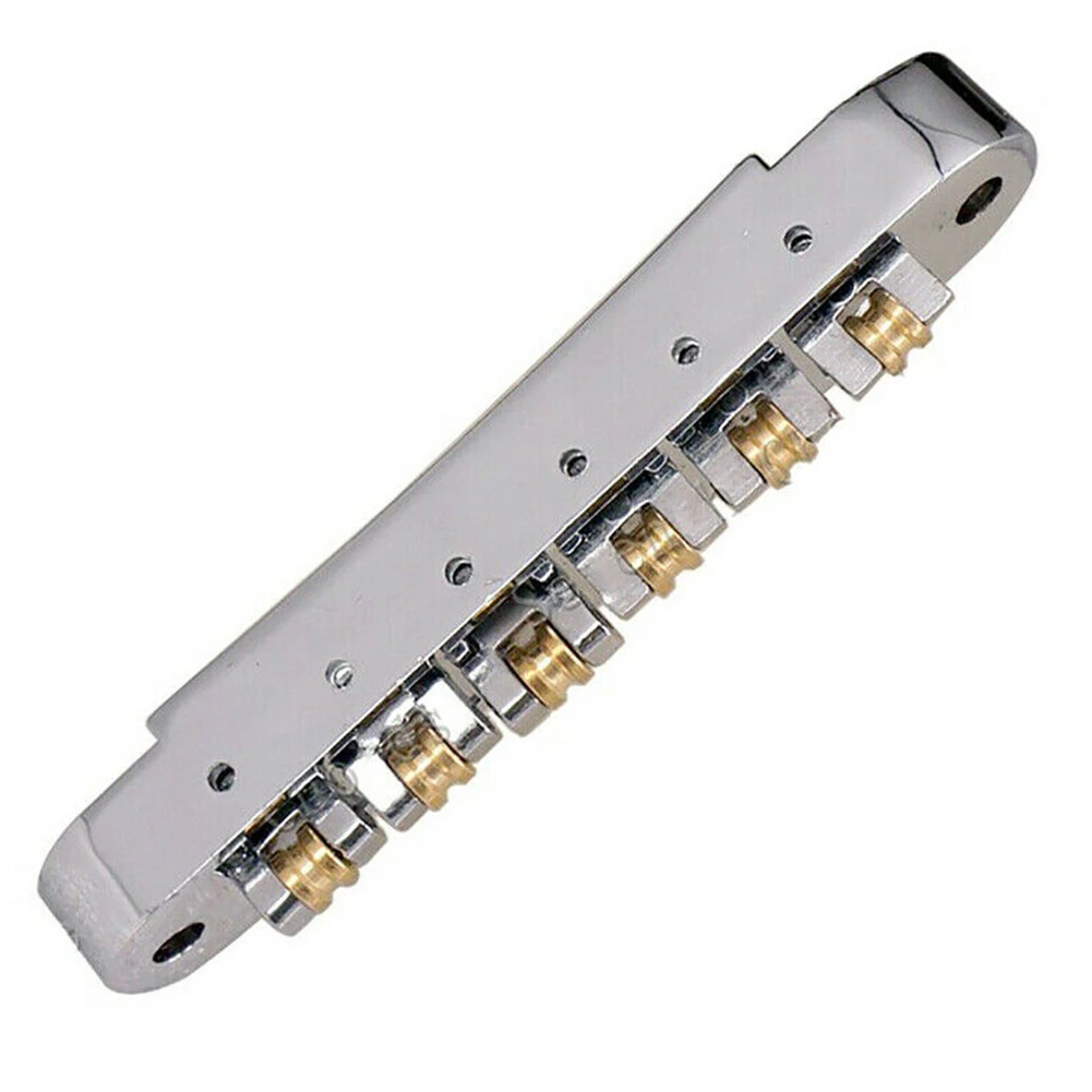 instrument einstellbare rollen tune o matic diy durable musik elektrische gitarre brücke schwanz teile unterhaltung reparatur zink legierung free