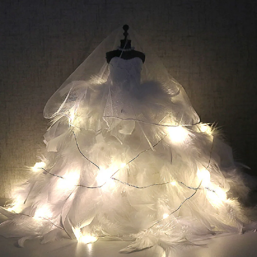 Красивое мини свадебное платье для кукол детские игрушки новогодний подарок на