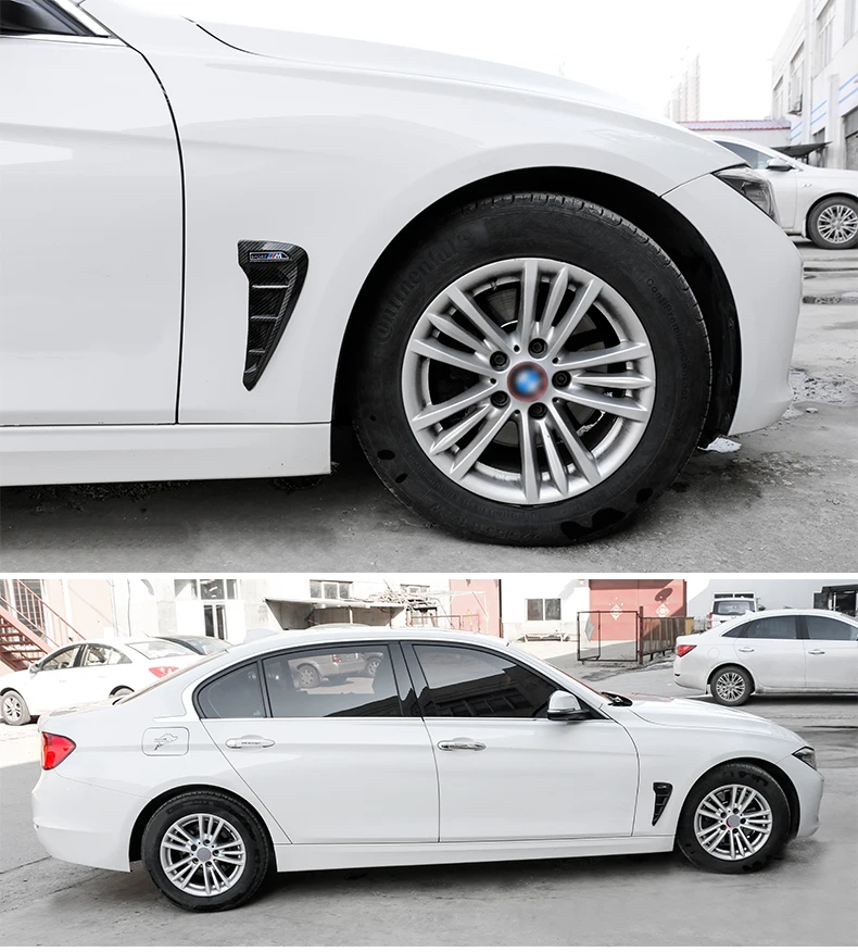 Универсальные автомобильные запчасти одна пара глянцевых черных боковых
