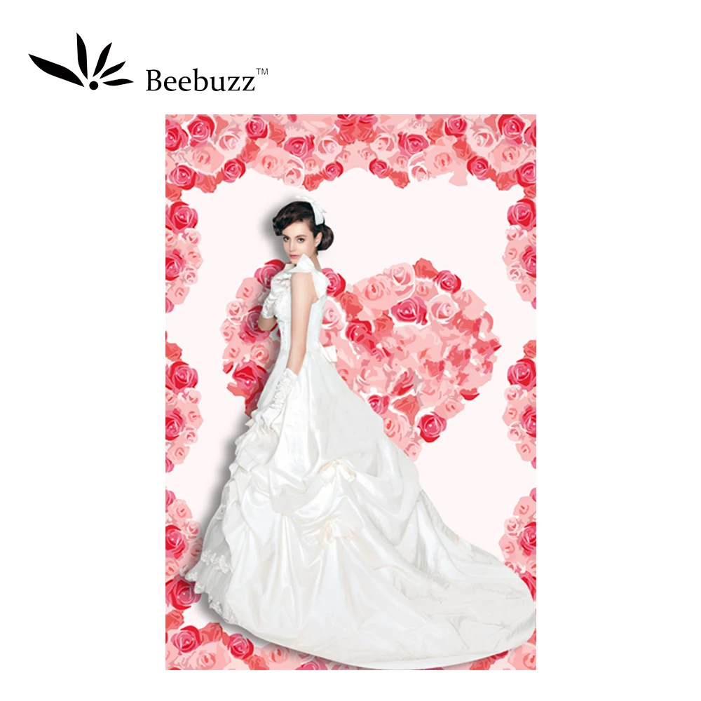 Фон для студийной фотосъемки с изображением цветов сердца | Электроника